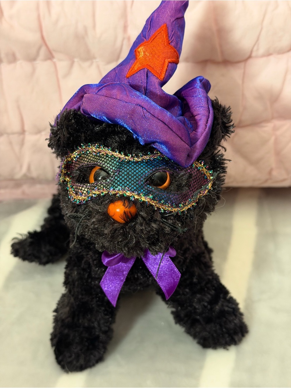 Halloween Witch Cat with Purple Hat - Dan Dee